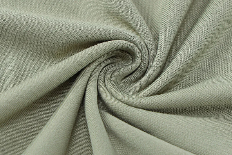 Sexy Two Piece Set Women Outfit Green Strapless Full Sleeve Crop Top And Mini Skirt Matching Sets Female Dress Set