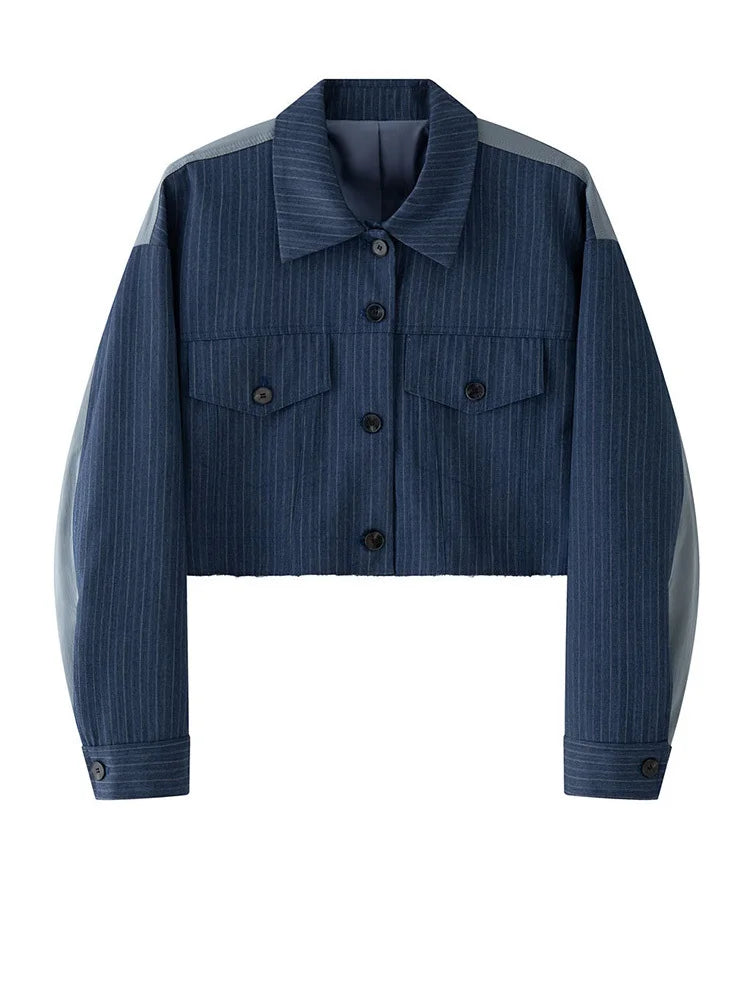 High Waist Gray Striped Drawstring Long Wide Leg Casual Pants New Trousers Women Fashion Tide Spring Autumn 2025 1DH6403