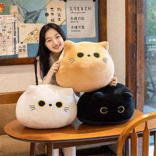 Load image into Gallery viewer, Black Cat Plush Toy Plushie Kitten Pillow Soft Plush Doll Cat Plushie Cat Pillow Stuffed Animal Soft Plush Pillow For Girls Toys
