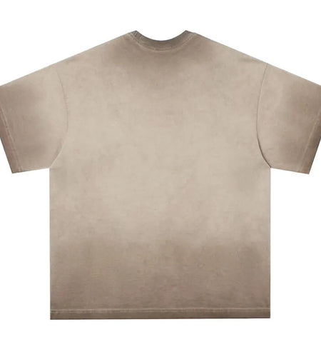 Vintage Tshirt Y2K Grunge Horse Graphic Printed Tie Dye Gradient T-Shirts Streetwear Hip Hop Punk Gothic Baggy Tee Harajuku Tops