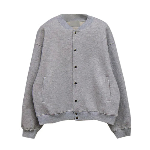 Load image into Gallery viewer, American Style Men's Jackets Round Collar Solid Color Casual Menswar Single Breasted Loose New Trendy Male Coats 9W1232
