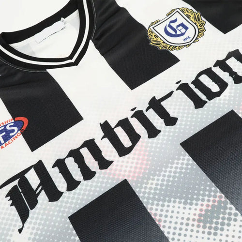 Load image into Gallery viewer, Vintage T-Shirt Y2K Grunge Streetwear Graphic Printed Racing Sport Long Sleeve Tshirt Hip Hop Harajuku Casual Loose V-Neck Shirt
