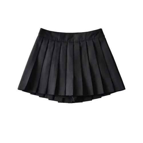 Load image into Gallery viewer, Summer High Waist Skirts Womens Sexy Mini Skirts Vintage Pleated Skirt Korean Tennis Skirts Short White Black
