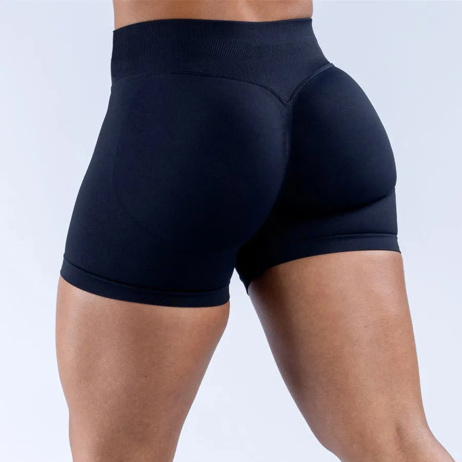 Impact Gym Shorts Woman High Support Fitness Sports Biker Short Workout Scrunch Butt Yoga Seamless Leggings Running Skipping