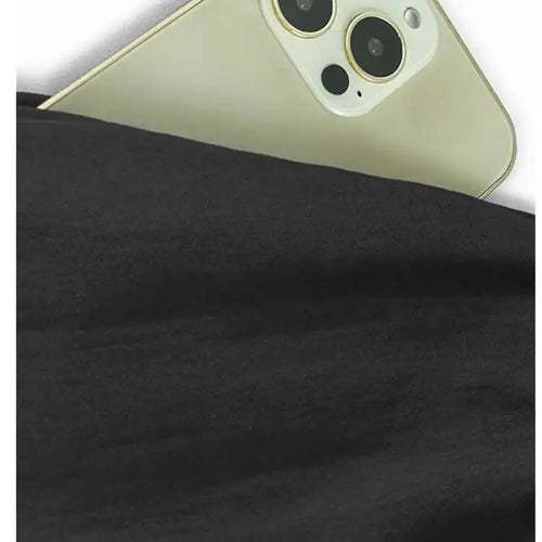 Load image into Gallery viewer, Women Black Pleated Brief Big Size Midi Dress New Round Neck Three-quarter Sleeve Fashion Spring Autumn 2025   1DJ0716
