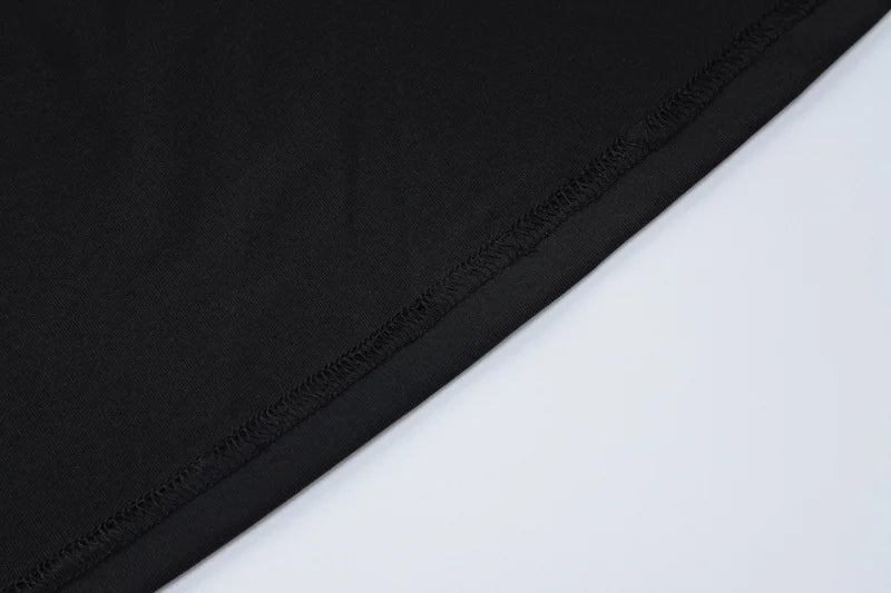 Strapless Metal Ring Cut Out Maxi Dress Women Black Halter Low Cut Backless Hollow Out Bodycon Sexy Party Long Dress