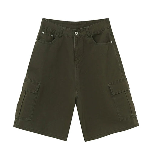 Load image into Gallery viewer, Summer New Trendy Men&#39;s Denim Shorts Retro Washed Wide Leg Short Jeans Straight Solid Color Male Casual Bottoms 9C6402
