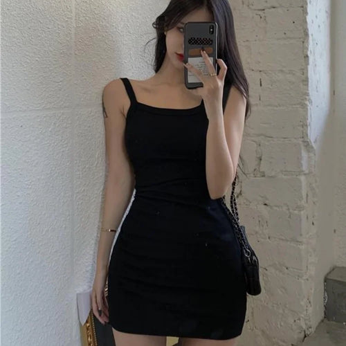 Load image into Gallery viewer, Sexy Backless Slip Dress Bodycon Wrap Slim Casual Beach Holiday Mini Short Dresses Women Summer Sundress
