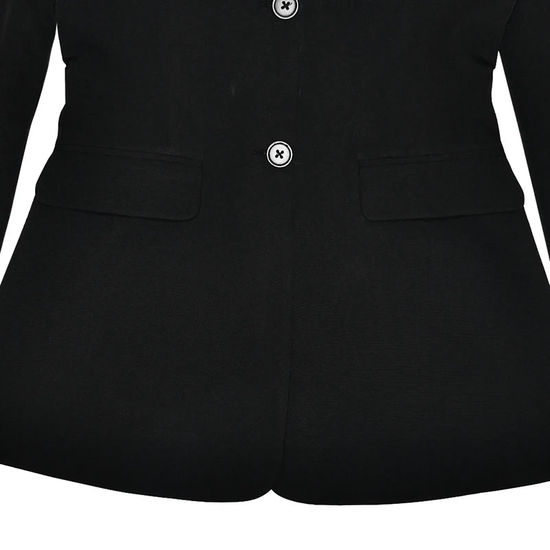 Off-shoulder Strapless Sexy Blazer Dress For Women Fashion Solid Zipper Two Pocket Long Sleeve Backless Mini Dress