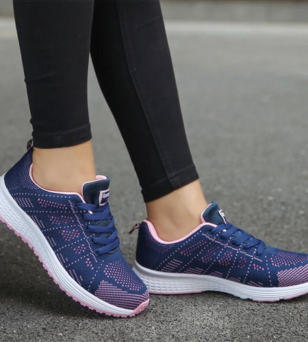 Women Sports Shoes 2023 Trends Sneakers Women Light Sport Sneaker Breathable Casual Shoes For Women White Tennis Female Footwear