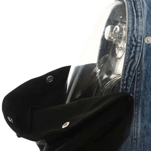 Load image into Gallery viewer, Women Blue Denim Button Many Ways Wear Dress New Round Neck Long Sleeve Loose Fit Fashion Tide Spring Autumn 2025 17A8518
