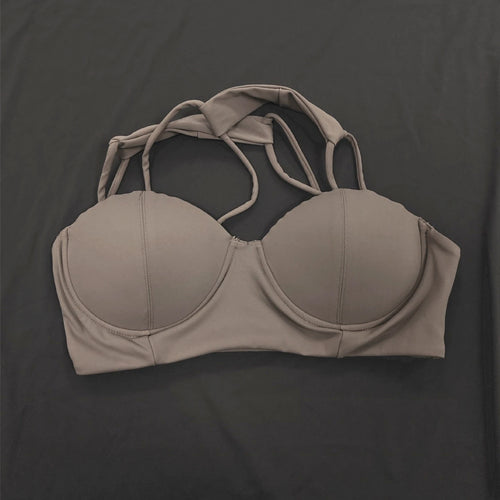 Load image into Gallery viewer, Women Sports Bra Sexy Criss Cross Straps Back High Support Impact Yoga Underwear Running Fitness Workout Bra Gym Padded Bralette
