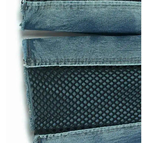 Load image into Gallery viewer, Big Size Denim Vest Wide Leg Pants Two Piece Suit New V-Neck Sleeveless Women Fashion Tide Spring Autumn 20251DH9963
