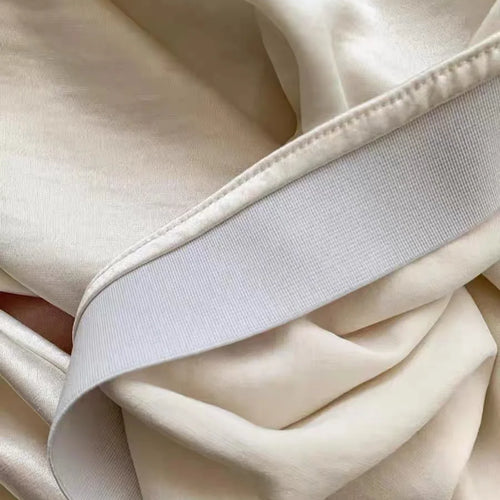 Load image into Gallery viewer, Spring Summer French Solid Elegant Sexy Club A-line Pleated Long Skirt Women High Waist Vacation Slim Wrap Hip Fishtail Skirts
