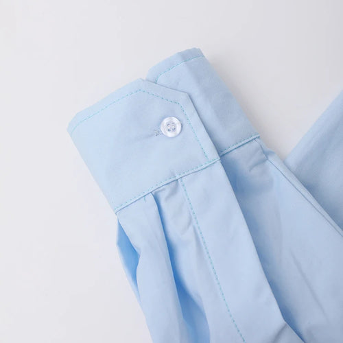 Load image into Gallery viewer, Women Blue Irregular Bandage Big Size Blouse New Skew Collar Long Sleeve Shirt Fashion Tide Spring Autumn 2025 CPDB112
