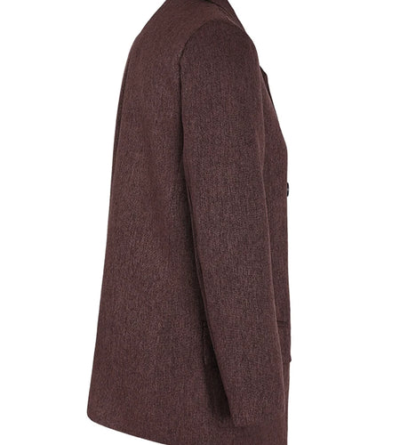 Women Gray Brief Double Breasted Elegant Blazer New Lapel Long Sleeve Jacket Fashion Tide Spring Autumn 2025 CPG1170