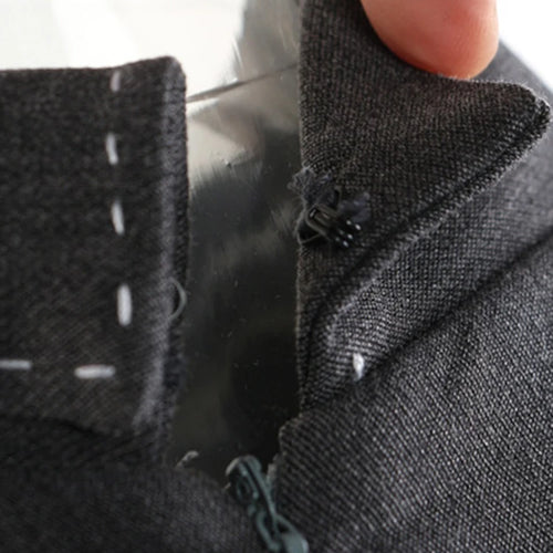 Load image into Gallery viewer, Women Gray Topstitched Mesh Elegant Shaped Long Dress New V-Neck Sleeveless Fashion Tide Spring Autumn 2025 1DJ0343
