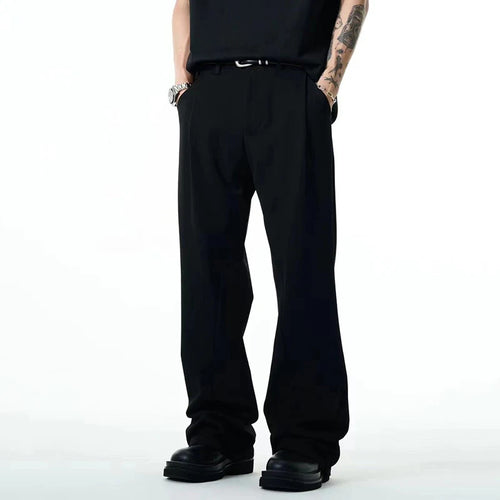 Load image into Gallery viewer, Men's Suit Pant Business Straight Leg Trendy New Korean Style Solid Color Stylish Handsome Male Casual Trousers 9W1861
