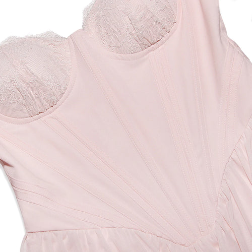 Load image into Gallery viewer, Summer Spaghetti Strap Holiday Party Dresses 2024 New Arrivals Pink A Line Corset Dress Sexy Birthday Dress Women
