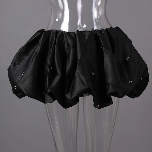 Load image into Gallery viewer, High Elastic Waist Black Bandage Elegant Mini Bud Half-body Skirt Women Fashion Tide New Spring Autumn 2025 11A0273
