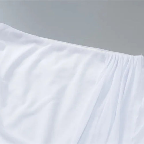 Load image into Gallery viewer, Sexy Skirt Two Piece Sets Women O Neck Long Sleeve T-shirt And Mini Draped Skirt Matching Sets Ladies Skinny Club Sets
