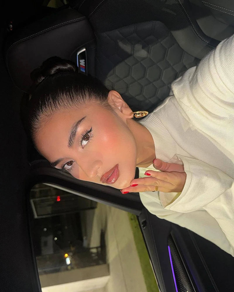 Half High Collar Long Sleeve Knit Mini Dress For Women Autumn Winter New Solid High Waist Pleated Knit Sweater Dress