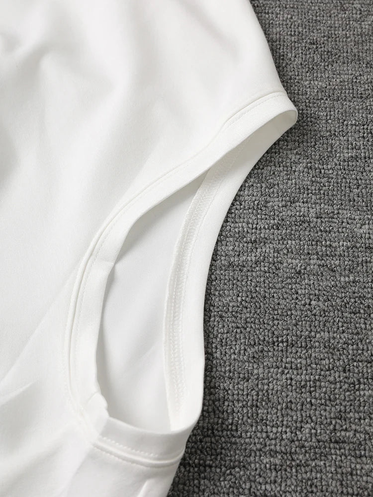 Women Black White Brief Big Size Casual Mini Dress New Round Neck Short Sleeve Fashion Tide Spring Summer 2025 1DH5840