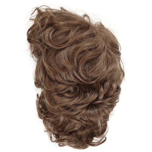 Load image into Gallery viewer, Synthetic Curly Men Wig Short Brown Hair Businessmen Curly Haircut Man Guys Natural Hairstyle The Summer Outfits Cosplay Costume
