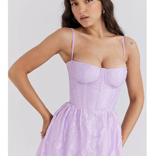 Load image into Gallery viewer, Sexy Spaghetti Strap Patchwork Long Dress Women New Summer Embroidered Skirt Slim Backless Party Club Evening Dress
