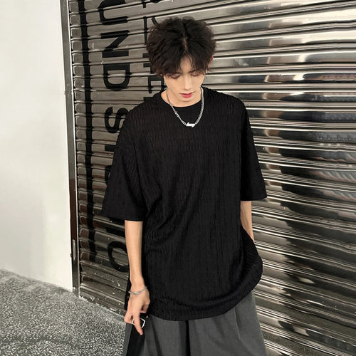 Load image into Gallery viewer, Men's T-shirts Short Sleeve Round Neck Stylish New Summer Solid Color Simple Trendy Handsome Male Clothing 2025 9W1974
