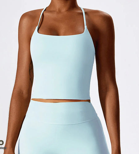 Pad Breathable Yoga Bra Outdoor Gym Running Sports Bra Fitness Tops For Women Quick Dry Workout Clothing Yoga Tank Top