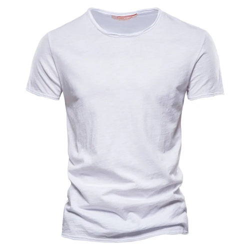 Load image into Gallery viewer, Brand Quality 100% Cotton Men T-shirt V-neck Fashion Design Slim Fit Soild T-shirts Male Tops Tees Short Sleeve T Shirt For Men v2
