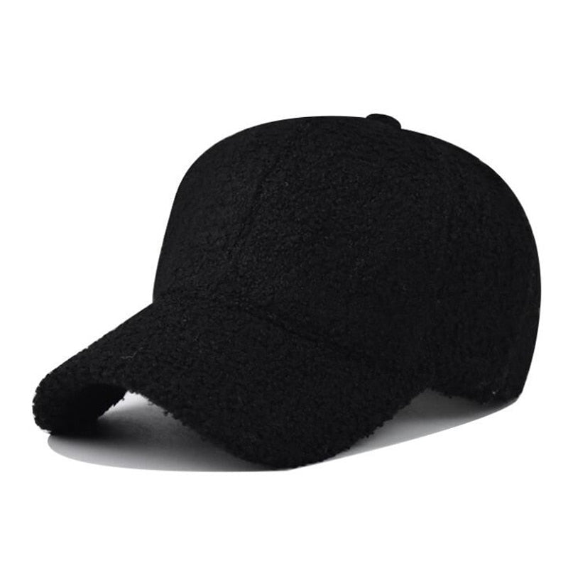 Winter spring thick plush Korean fashion Baseball Cap Spring Autumn Summer leisure Sunshade Autdoor Cap for Men and Women