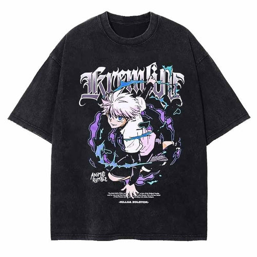 Load image into Gallery viewer, Vintage Washed Tshirts Anime T Shirt Harajuku Oversize Tee Cotton fashion Streetwear unisex top Astronaut 111v2
