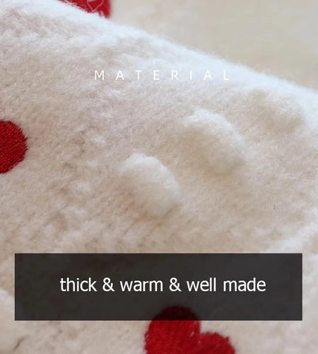 Embroidery Heart Knit Women Cardigan Sweater V Neck Single Breasted Knit Jumpers Top Autumn Winter Female Jacket Coat C-152