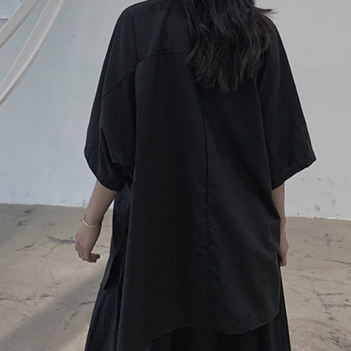 Load image into Gallery viewer, Women White Bandage Big Size Elegant Blouse New Lapel Three-quarter Sleeve Shirt Fashion Tide Spring Autumn 2025 1DJ1666
