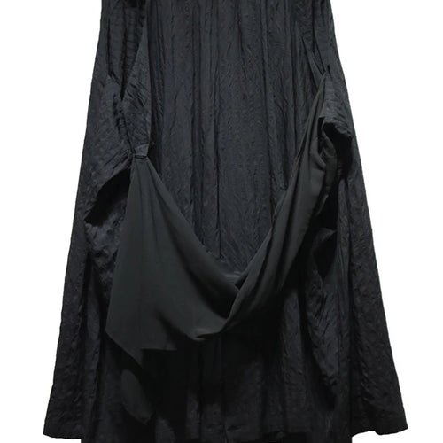 Load image into Gallery viewer, High Elastic Waist Black Irregular Spliced Long Wide Leg Pants New Trousers Women Fashion Tide Spring Autumn 2025 1DJ0548
