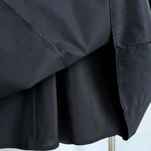 Load image into Gallery viewer, Women Black Pleated Elegant Pleated Long A-line Dress New Round Neck Sleeveless Fashion Tide Spring Summer 2025 1DH6117
