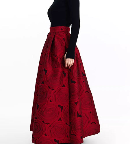 Hit Color Loose Casual Skirts For Women High Waist Temperament Minimalist Skirt Female Fashion Style Clothes New