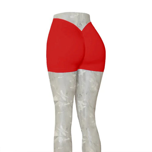 Load image into Gallery viewer, 24Colors Nylon Back V Butt Yoga Pants Women High Waist Fitness Workout Gym Running Scrunch Leggings Shorts Active Wear v1
