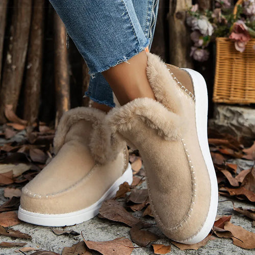 Load image into Gallery viewer, Women Boots Women's Ankle Boots For Winter Shoes Woman 2025 Fur Botas Mujer Keep Warm Booties Female Snow Boots Winter Footwear
