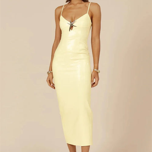 Load image into Gallery viewer, Sequins Spaghetti Strap Gradient Sexy Maxi Dress For Women Fashion Sleeveless Backless Split Sparkle Club Party Dress
