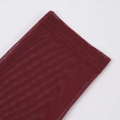 Load image into Gallery viewer, See Through Mesh Sexy Maxi Dress For Women Fashion Square Collar Long Sleeve Ruched Bodycon Club Party Long Dress
