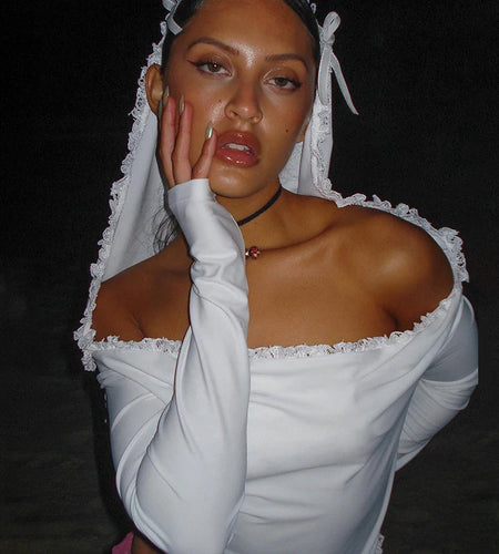 Streetwear Solid Hooded Off Shoulder Romper For Women Vintage Slim Long Sleeve Lace Patchwork Holiday Party Bodysuits