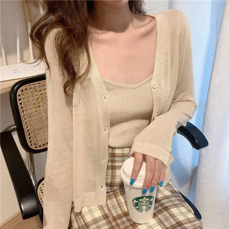Sunscreen Clothes Womens Summer Coat Shirt Beach Sun Protection Clothing Outside Shawl Sun Protection Cardigan Cover Knit Jacket