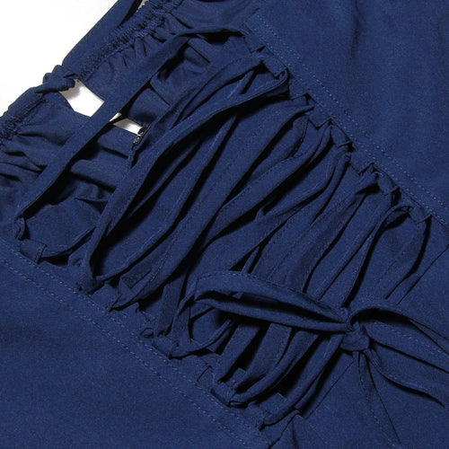 Load image into Gallery viewer, Women's Summer Floral Print Dresses Sweet Elegant Midi Holiday Dress Casual Slit Blue Lace Up Dresses 2023
