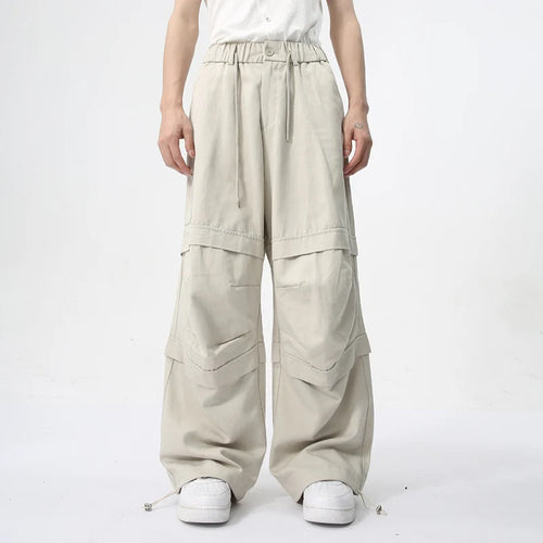 Load image into Gallery viewer, Men&#39;s Wear Overalls Spring New American Style Men Casual Pants Deconstructed Spliced Straight Loose Trousers Trendy 9C5980
