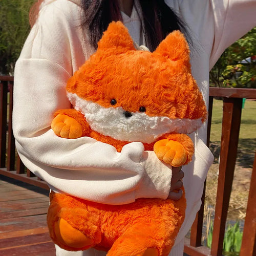 Load image into Gallery viewer, Soft Kawaii Fox Plush Toy Cute Cartoon Foxes Stuffed Animal Doll Girl Lovers Christmas Gift Cute Sofa Decor Sleep Pillows
