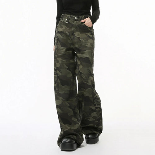 Load image into Gallery viewer, Spring Summer New Fashion Men's Jeans Camouflage Printing Male Straight Denim Pants Multi Colors Women Men Trousers 9C354
