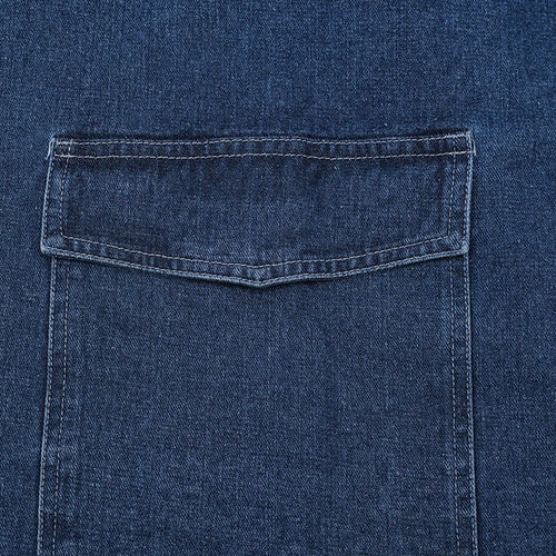 Load image into Gallery viewer, Blue Denim Thick Pocket Big Size Casual Jacket New Lapel Long Sleeve Women Coat Fashion Tide Spring Autumn 2025 CP2074
